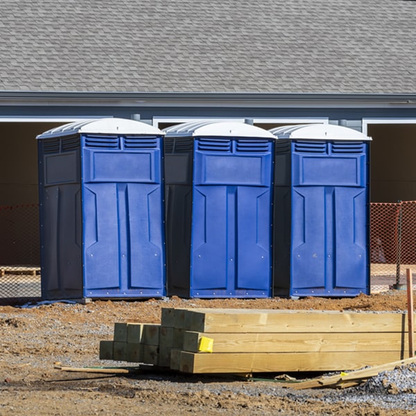 how do i determine the correct number of porta potties necessary for my event in Granite Hills